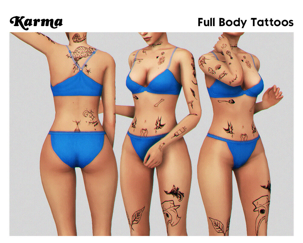 Sims Karma Full Body Tattoos The Sims Book Sexiezpicz Web Porn