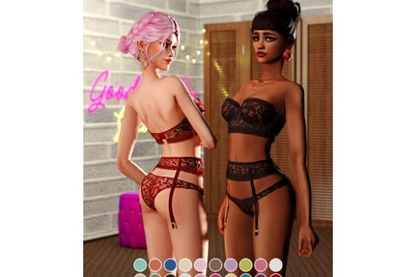 Sims Mirna Lace Bodysuit The Sims Book