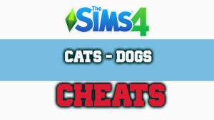 how to use sims 4 cats and dogs code ps4