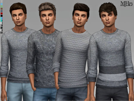 S4 Jerome Sweaters - The Sims Book
