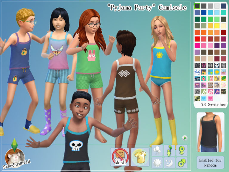 SIMS 4 PYJAMA PARTY FOR KIDS | The Sims Book