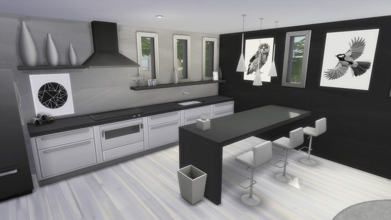Sims 4 Sleek Kitchen CC Stuff3 