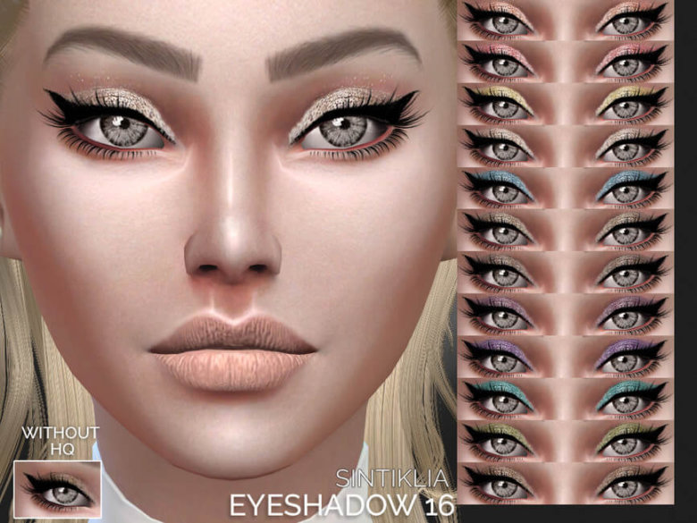 The Sims 4 Eyeshadow 16 - The Sims Book