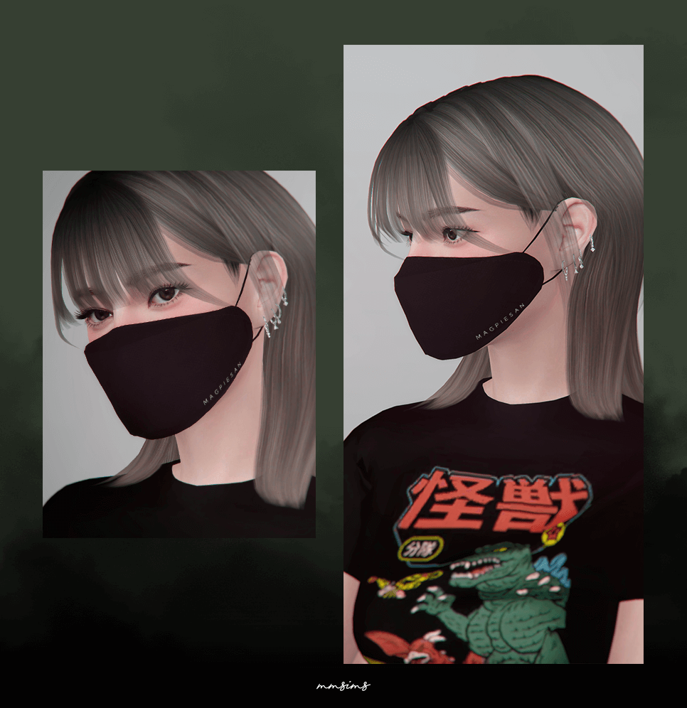 Sims 4 Mask Accessories Cc Kf94 And Dokkaebi Mask The Sims Book