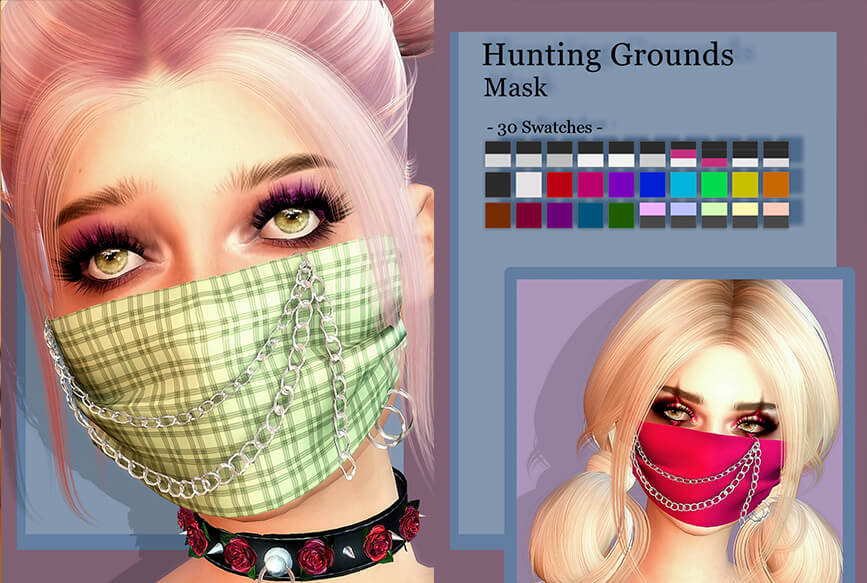 S4 Hunting Grounds Mask | The Sims Book