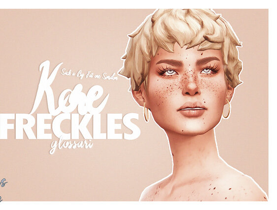 SIMS 4 KORE FRECKLES | The Sims Book