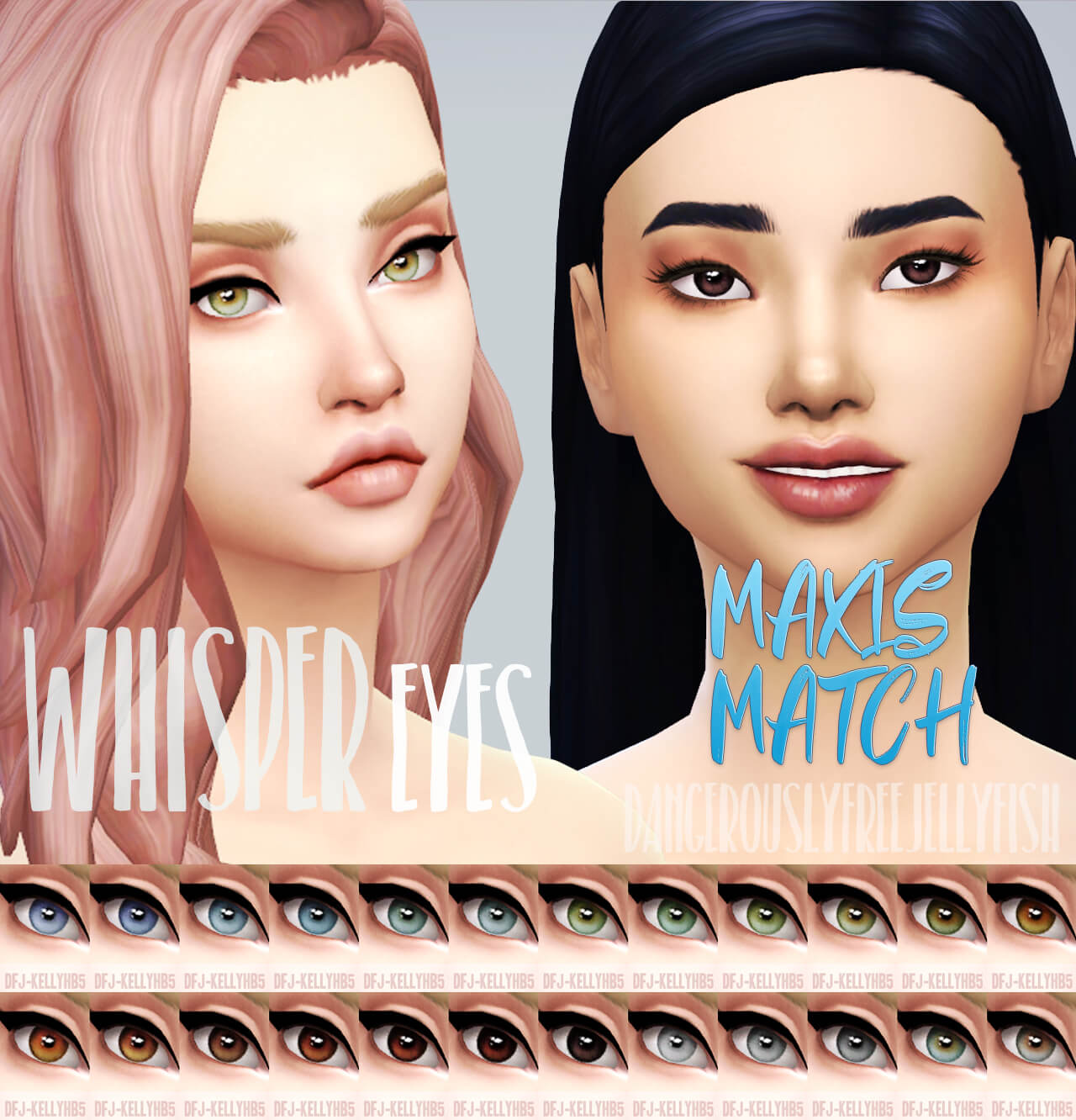 sims 4 maxis eyes match