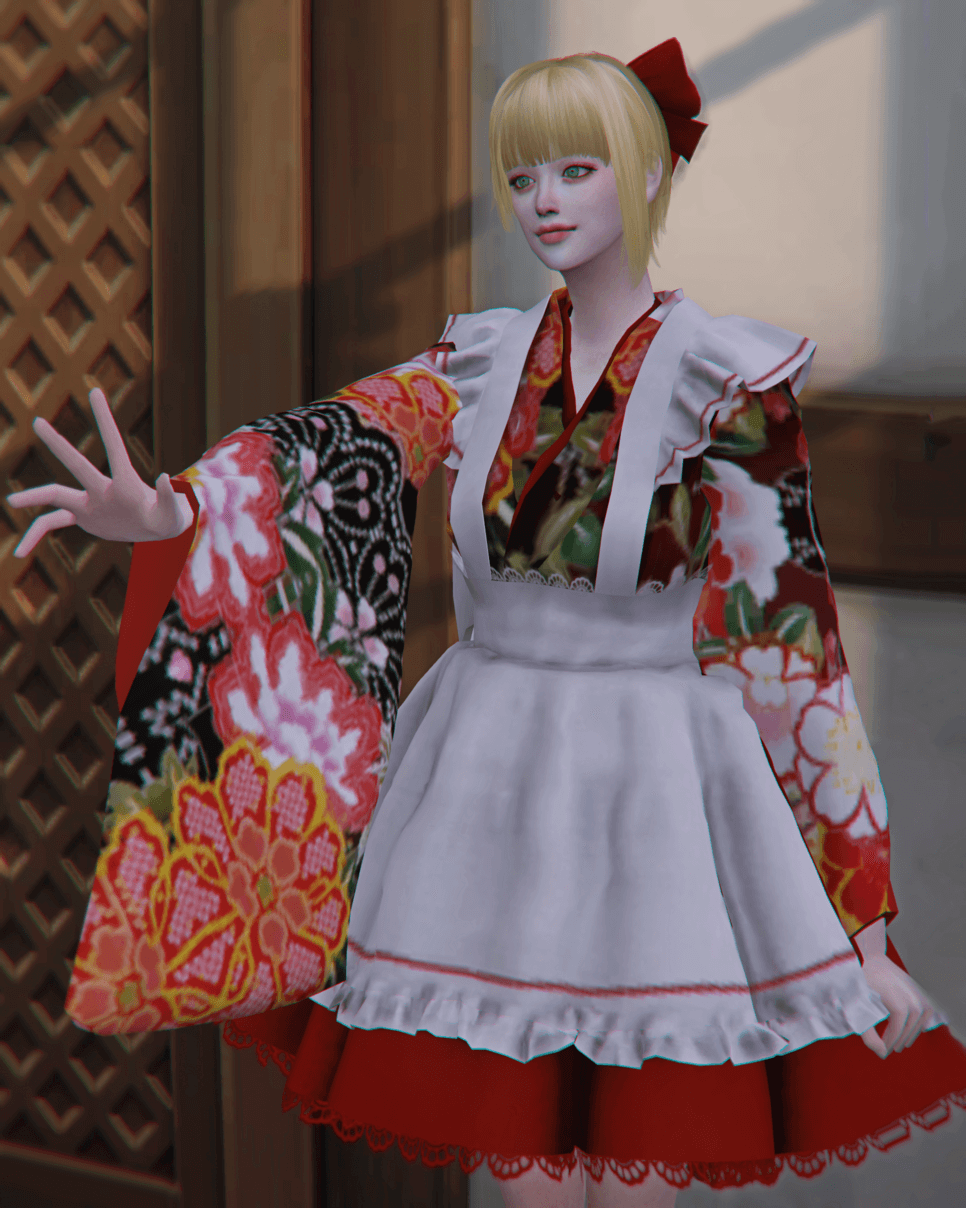 Cottagecore Maid Dress Sims 4 Dresses Sims 4 Sims 4 Mods Clothes - Vrogue