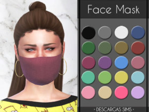 S4 Colorful Face Mask - The Sims Book