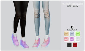 Sims 4 Hightop Recolors Shoes - The Sims Book
