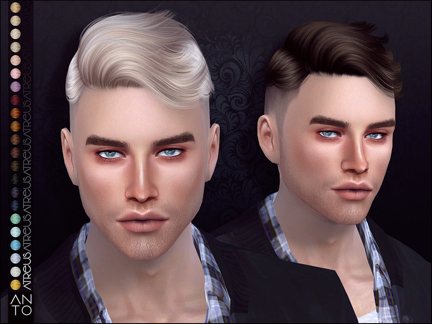 Sims 4 Atreus Male Hairstyle The Sims Book
