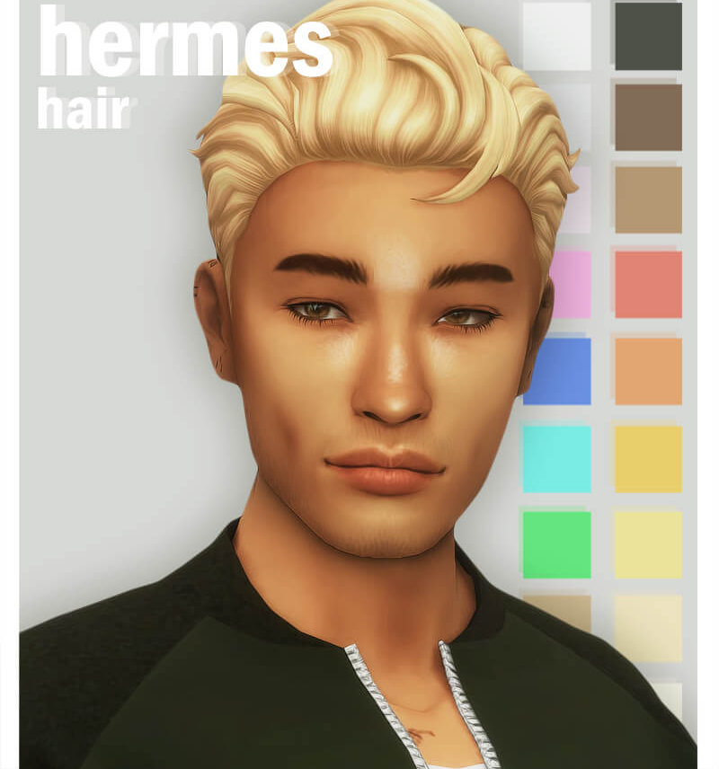 Sims 4 Maxis Match Hermes Hair The Sims Book Hot Sex Picture