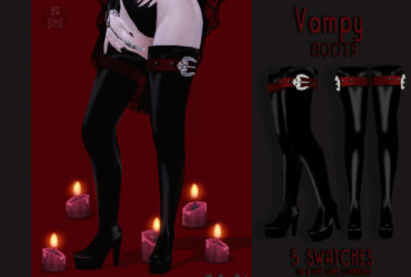 Sims 4 Halloween Vampy Boots