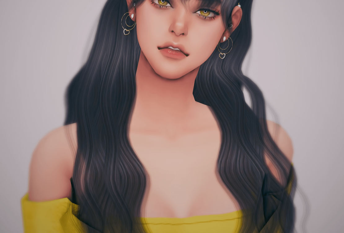 Sims 4 Korean hairstyle - The Sims Book