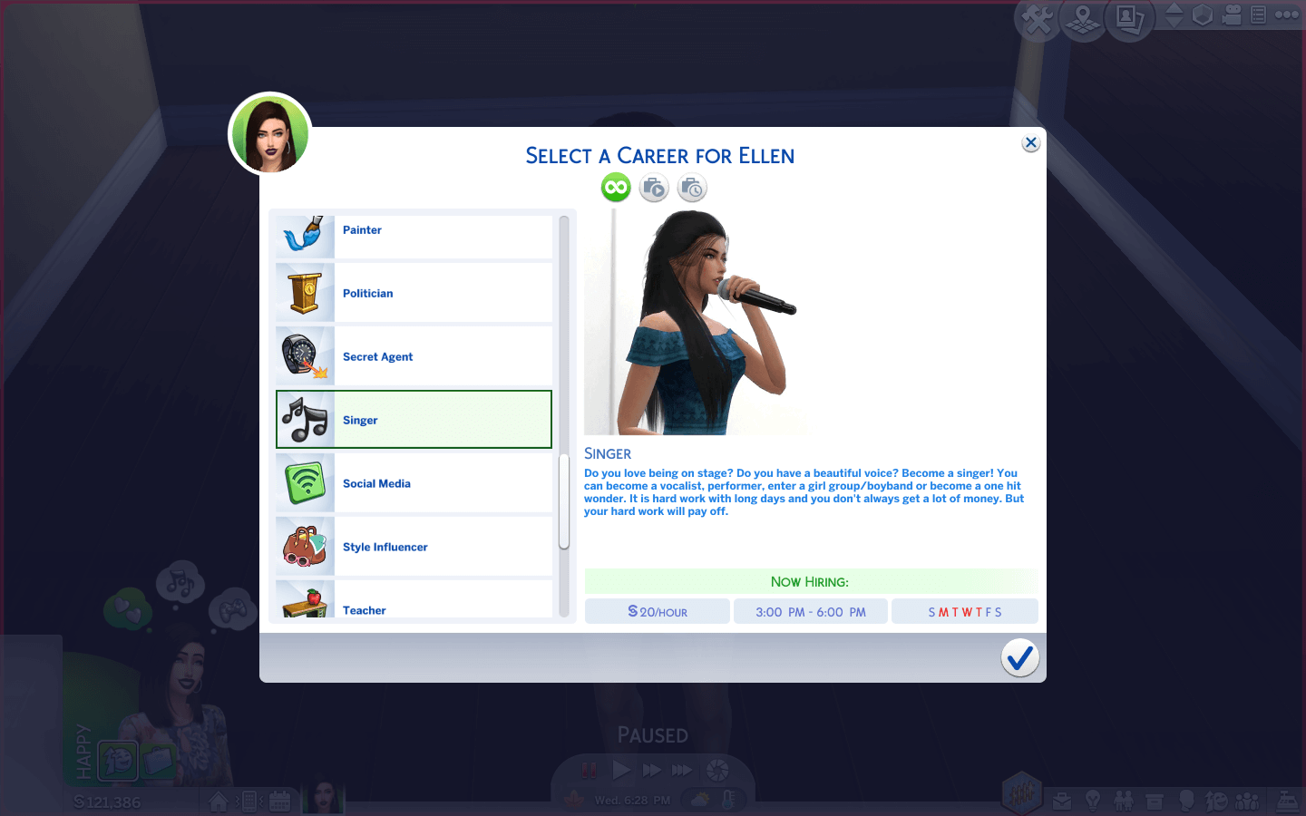 sims 4 modeling career mod 2022