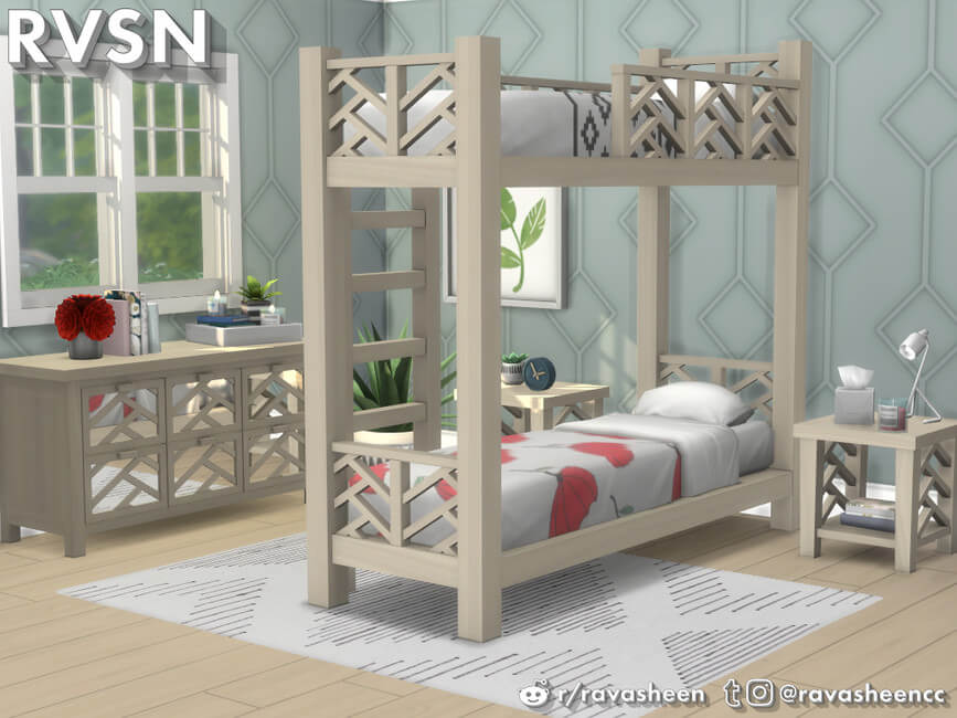 bunk beds custom content sims 4