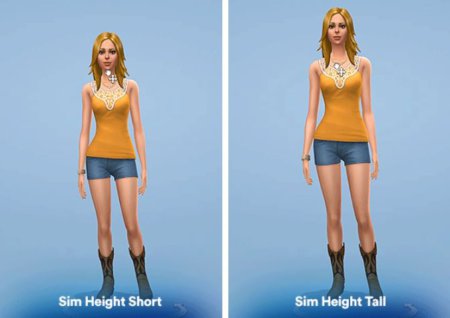 sims 4 mod height