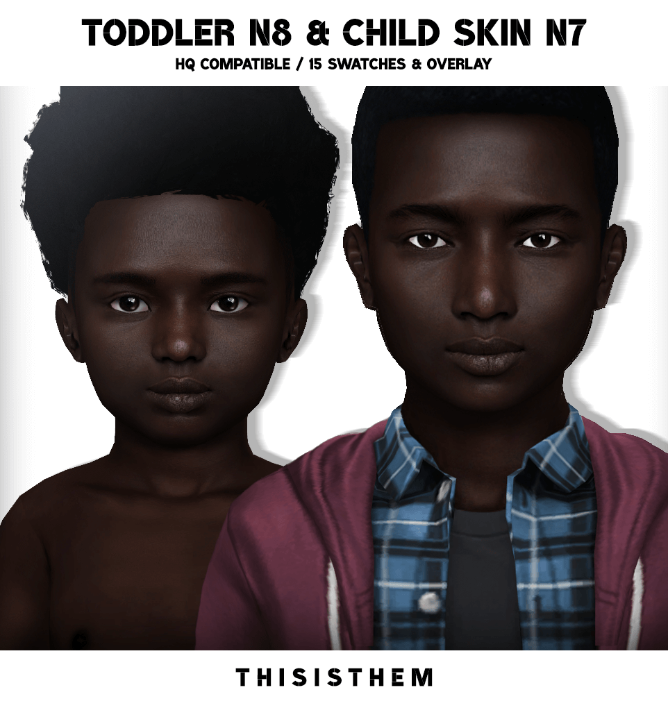 sims 4 toddler smooth skin cc