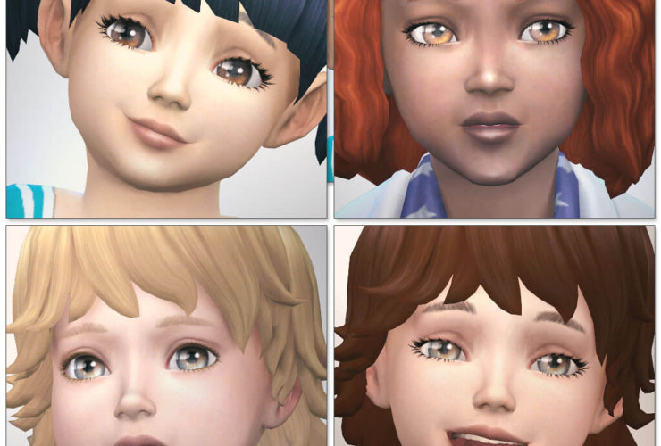 the sims 4 toddler eyelashes the sims 4 toddler eyelashes