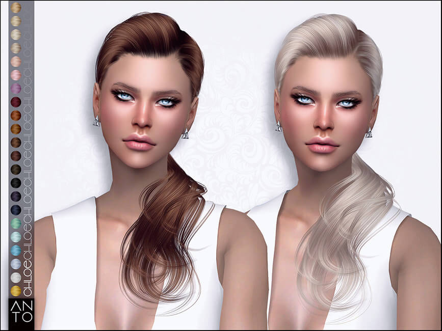 Sims 4 Chloe Hairstyle The Sims Book
