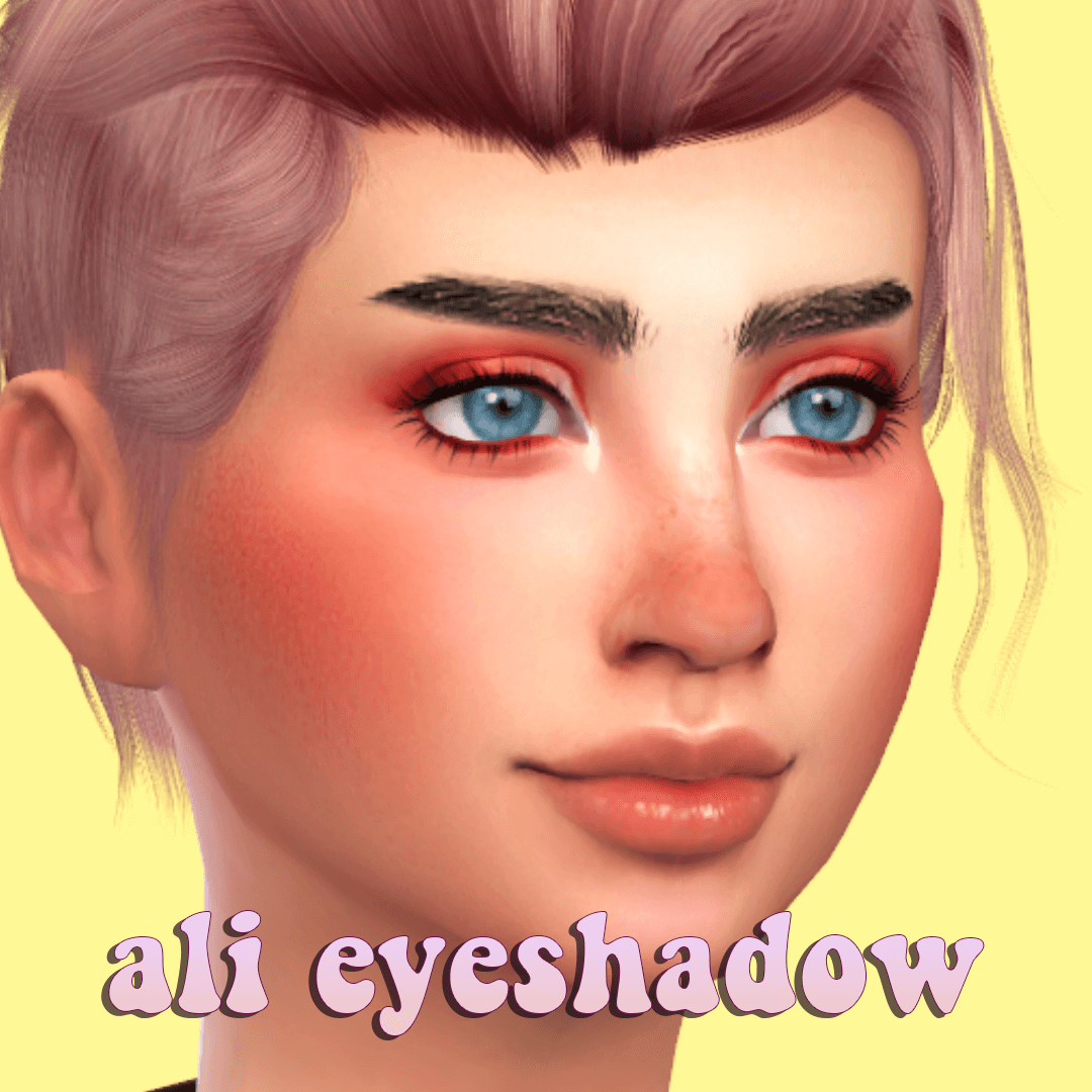 Sims 4 ali eyeshadow | The Sims Book