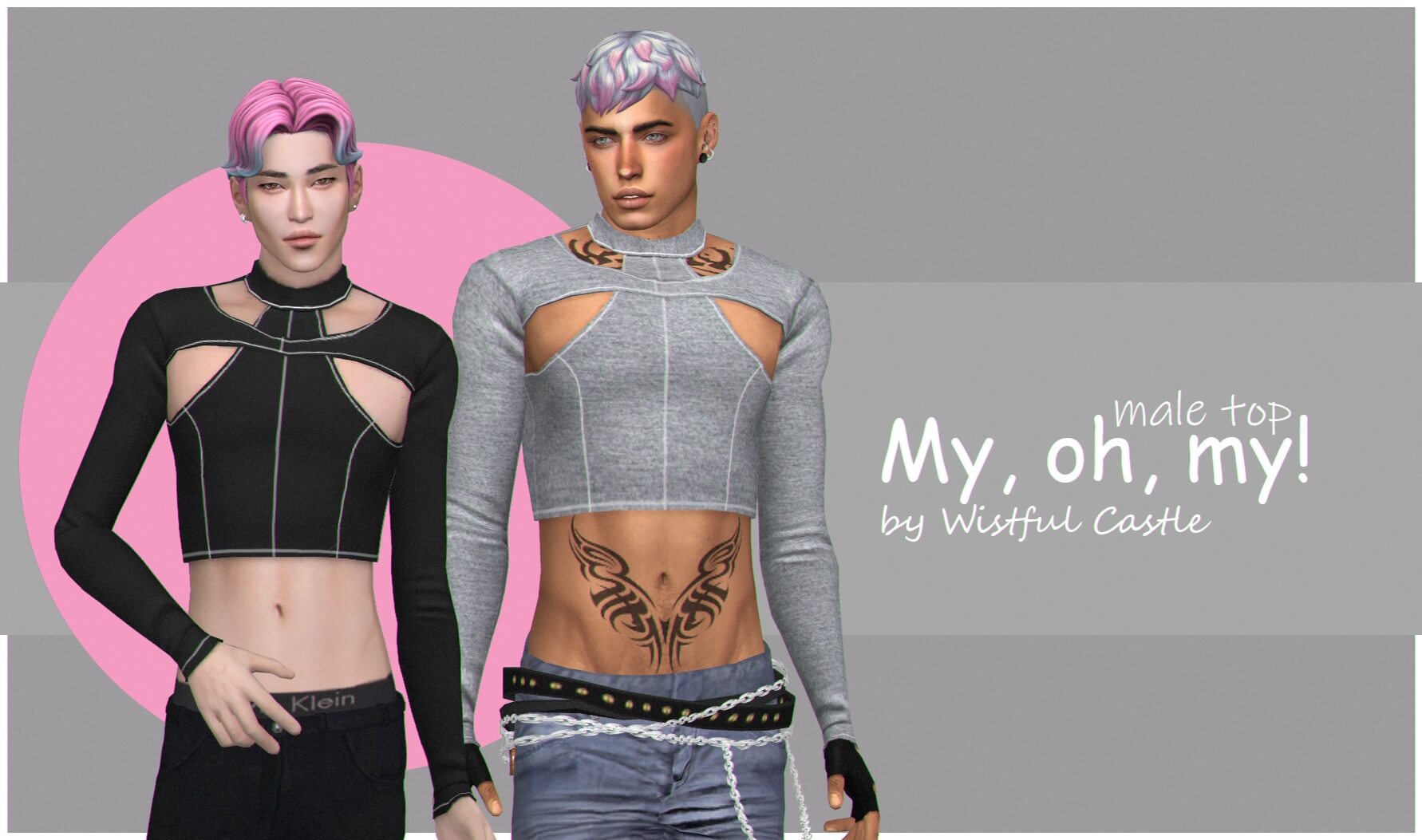 Sims 4 My Oh My Male Top The Sims Book
