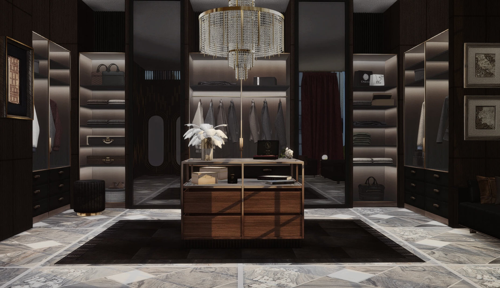 Sims 4 Luxury walk in closet The Sims Book
