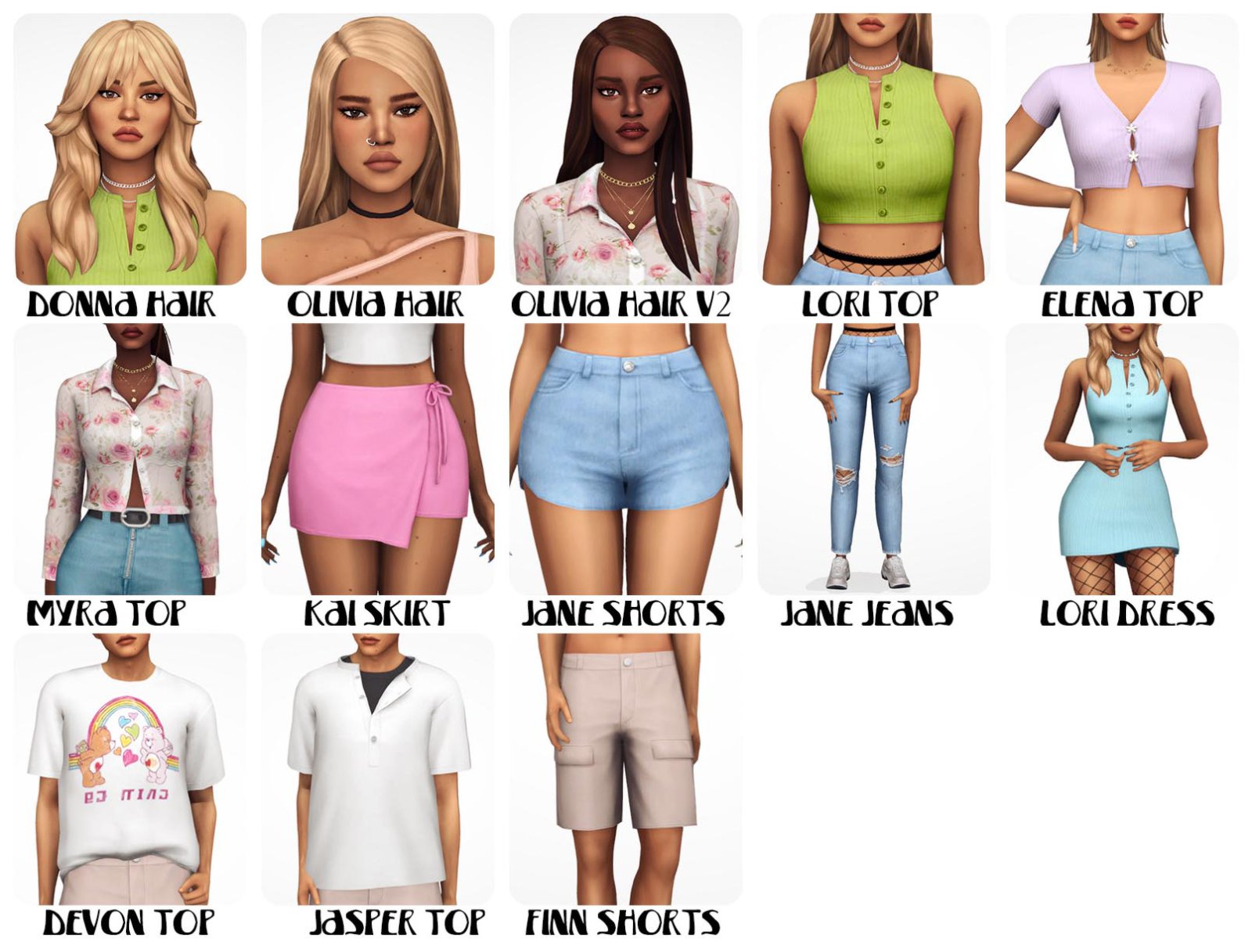 Sims 4 so casual collection | The Sims Book