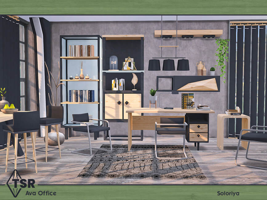 Sims 4 Ava Office | The Sims Book
