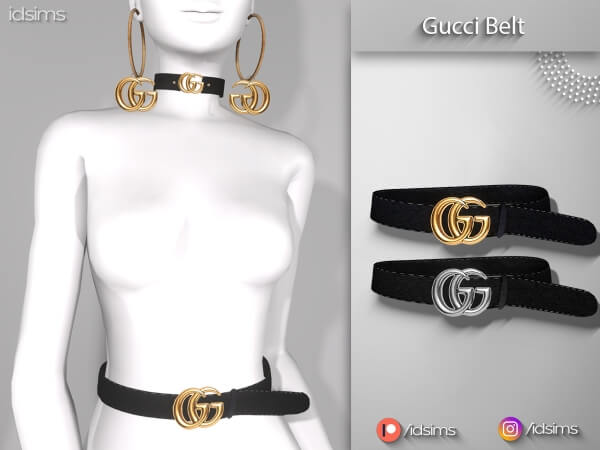 Sims Gucci Belt 3 Versions - The Sims Book