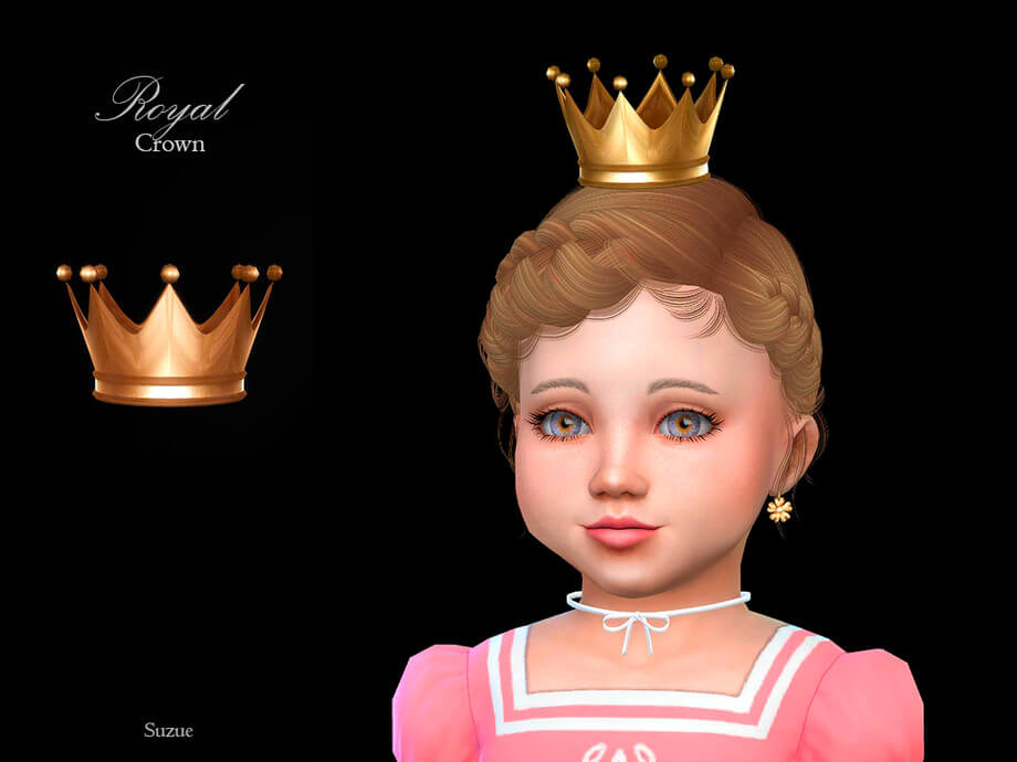 Sims 4 Royal Crown Toddler By Suzue At Tsr The Sims Book