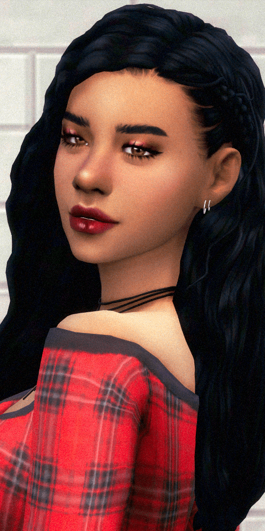 Sims 4 Red Black Hair Necklace The Sims Book
