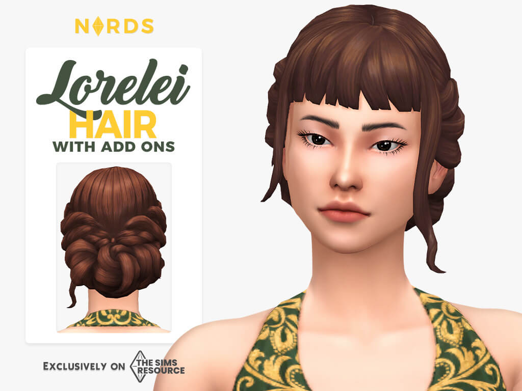 Sims 4 Lorelei Hair The Sims Book