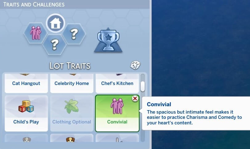 The Sims 4 Better Lot Trait Convivial The Sims Book