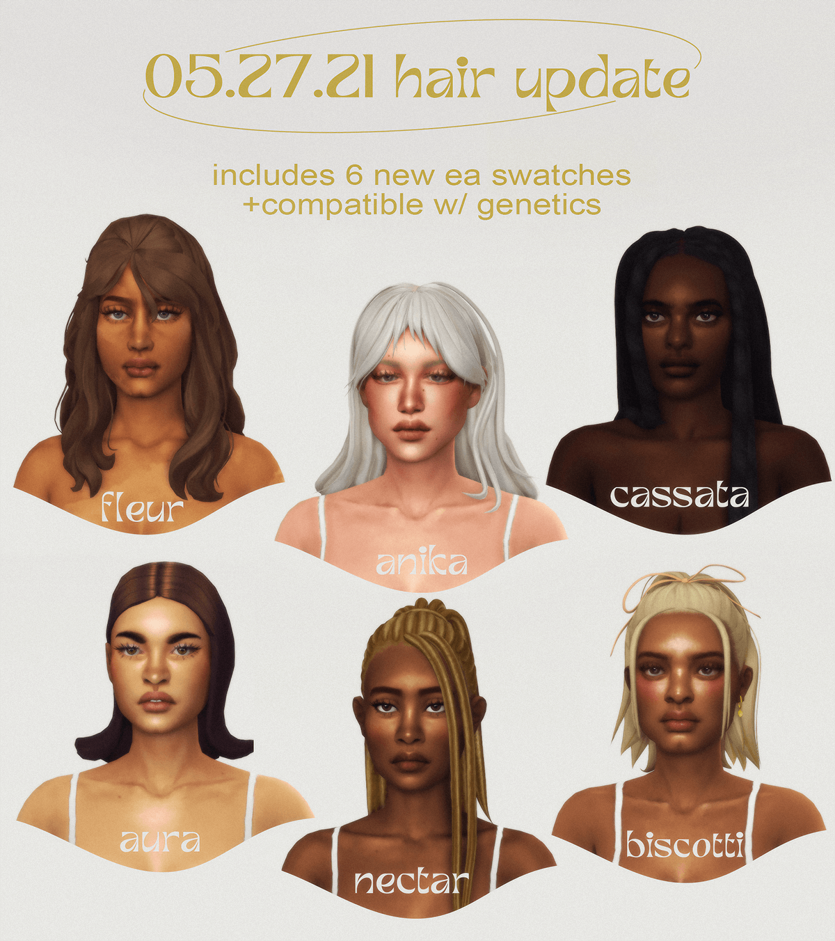 The Sims 4 updated hair | The Sims Book