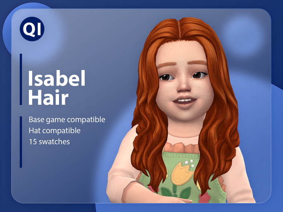 The Sims 4 Isabel Hair For Toddler The Sims Book