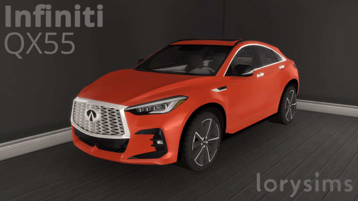 The Sims 4 2022 Infiniti QX55 at LorySims