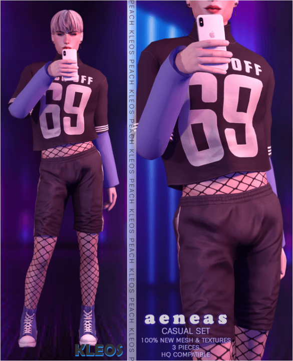 The Sims 4 Aeneas Casual Set