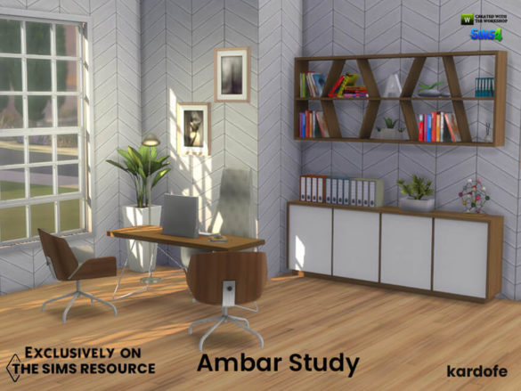 The Sims 4 Ambar Study by kardofe