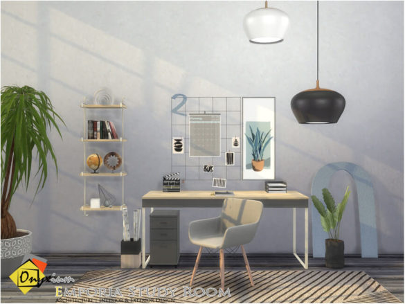 The Sims 4 Emporia Study Room by Onyxium at TSR