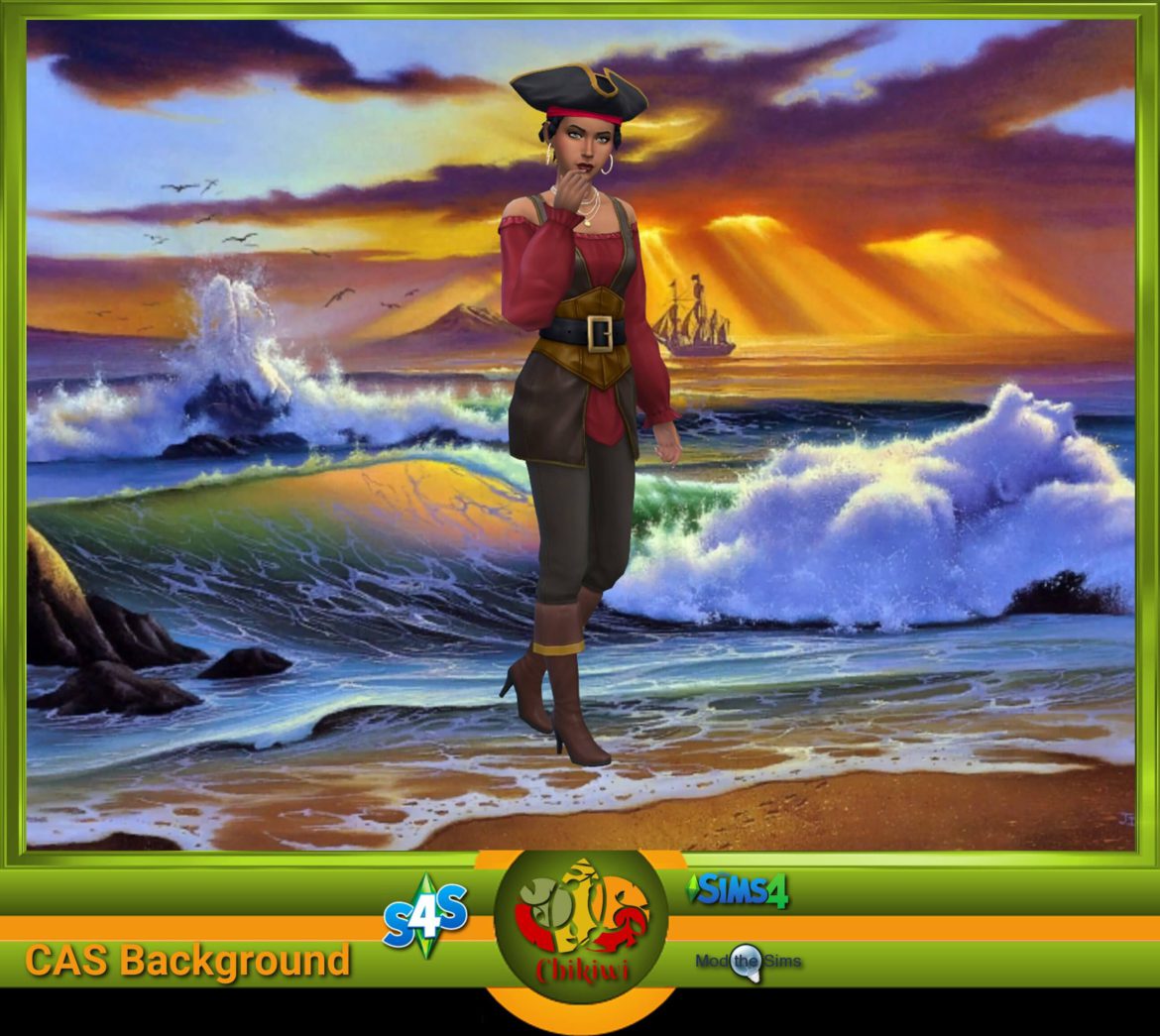 The Sims 4 Fanta-Sea - CAS Background