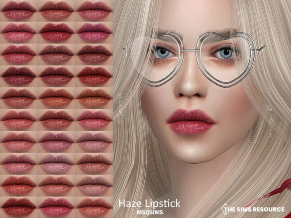The Sims 4 Haze Lipstick by MSQSIMS