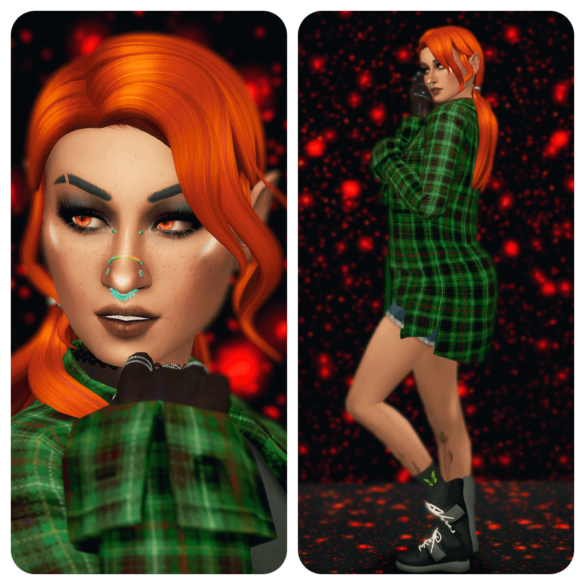 The Sims 4 lookbook challenge by frauhupfner day 1