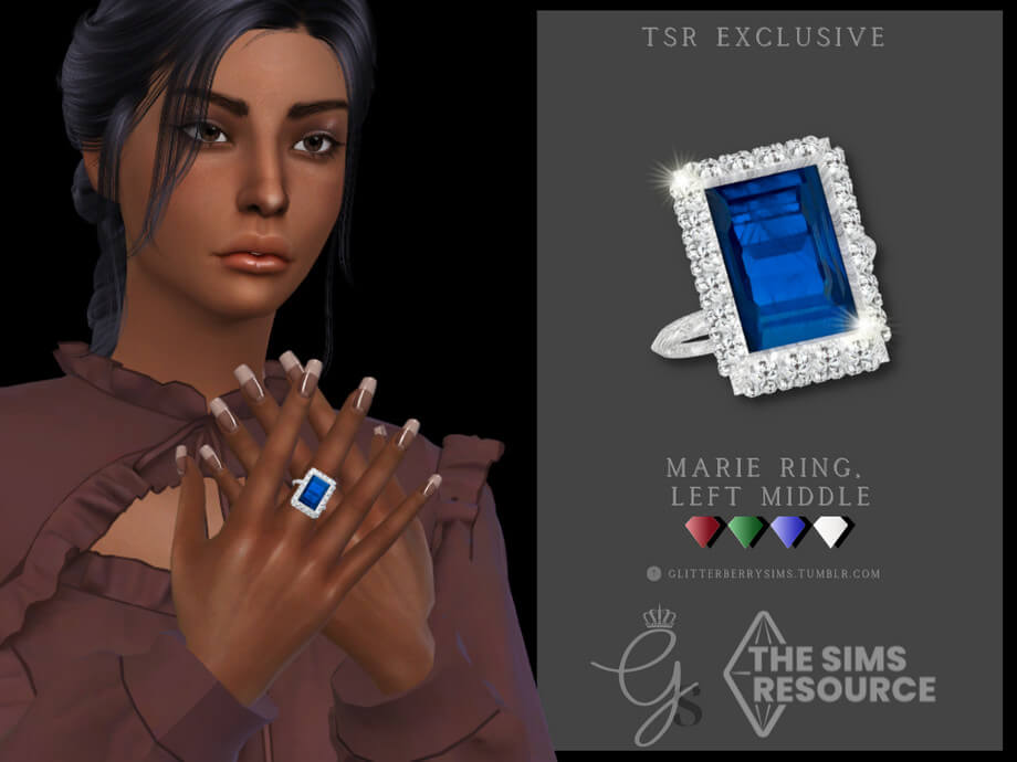 The Sims 4 Marie Ring by Glitterberryfly | The Sims Book