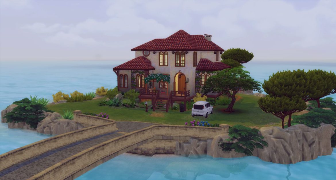 The Sims 4 No CC - Tartosa Peninsula Home