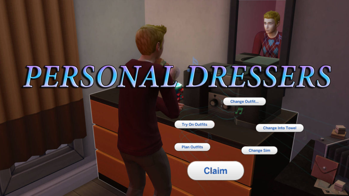 The Sims 4 Personal Dressers