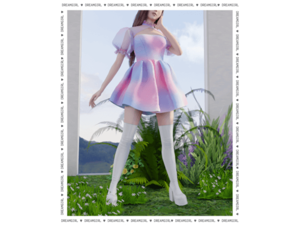 The Sims 4 SELKIE INSPIRED MINI DRESSES PART 2 by dreamgirl