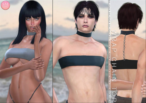 The Sims 4 Wrap Chain Top