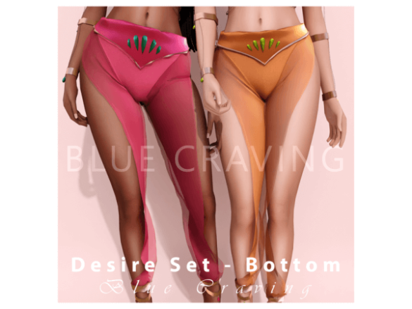 Blue Craving - Desire Pants