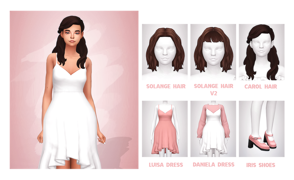 CHICLETE PACK Solange Hair